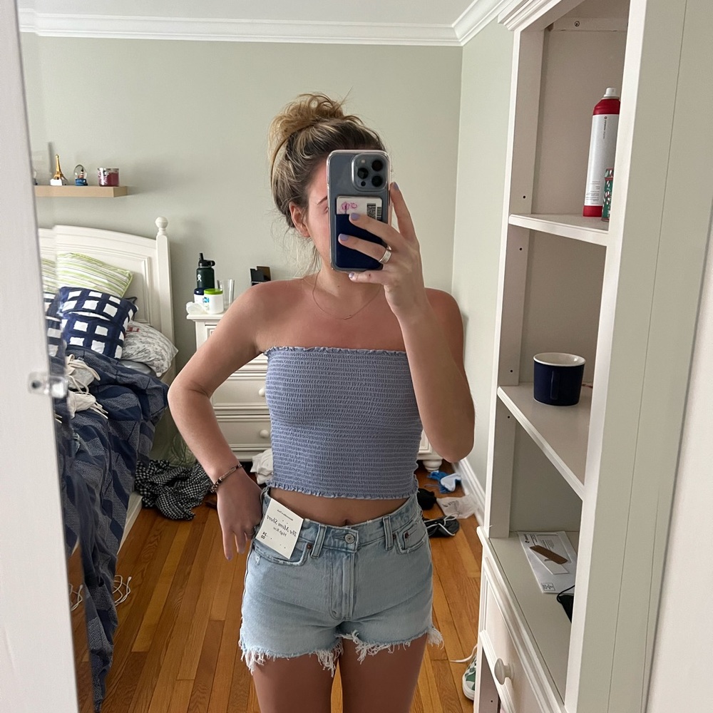 Light purple/ blue Brandy tube top